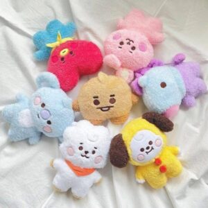 Llaveros BT21 serie 7 piezas